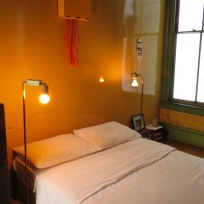 Bedroom, David Ireland House, San Francisco.